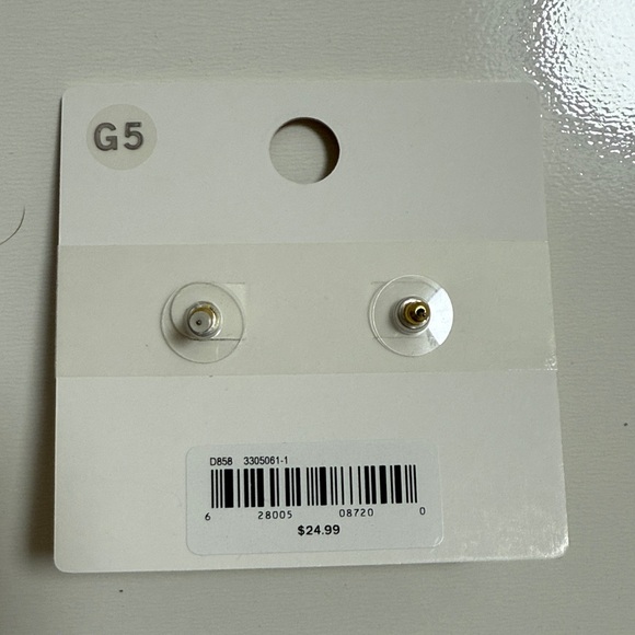 Ava & Aiden Radiant Gold Earrings - Picture 3 of 3